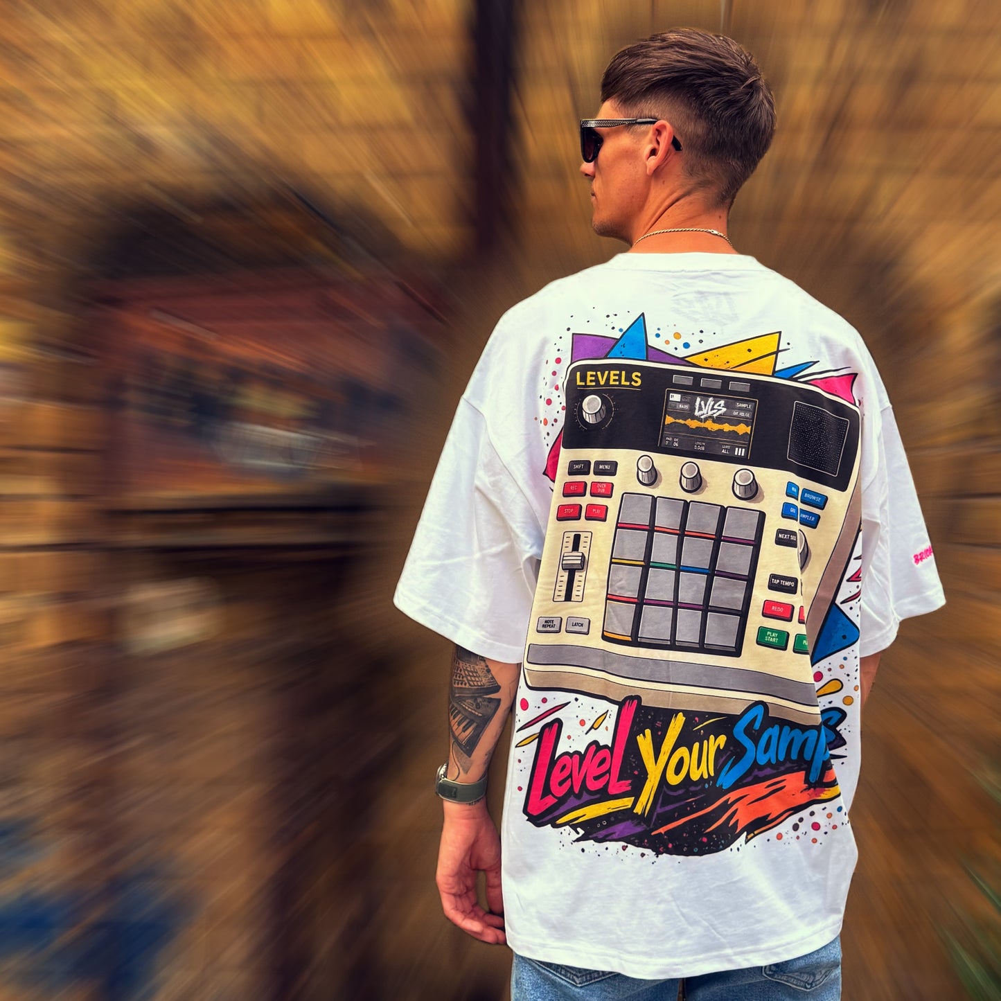 LVLS Oversized T-Shirt White – Level Your Samples