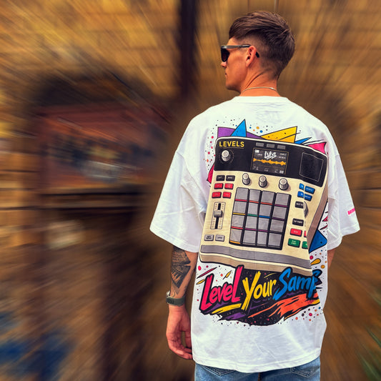 LVLS Oversized T-Shirt White – Level Your Samples