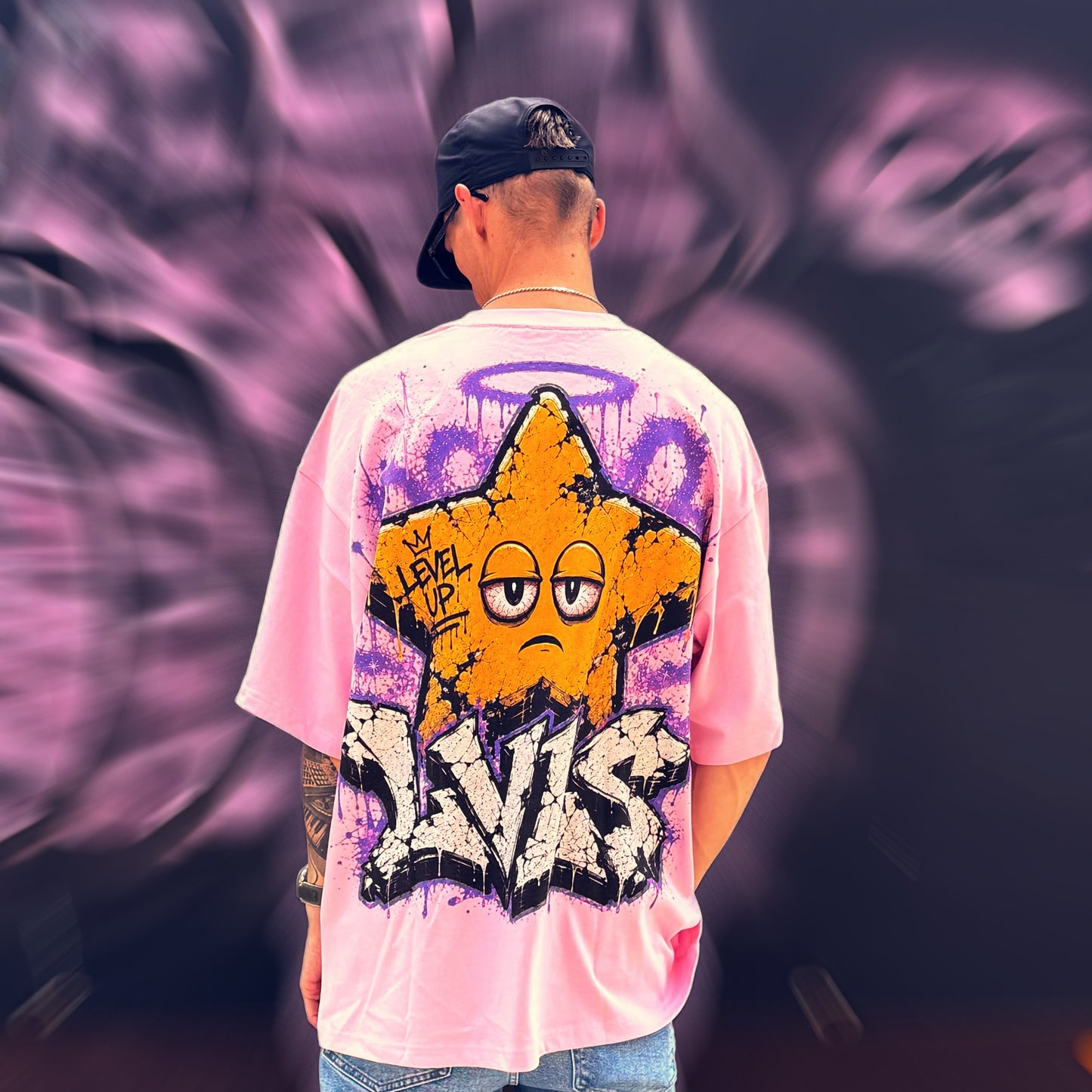 LVLS Oversized Shirt „Level Up“ – Jeder Schritt bringt dich weiter.
