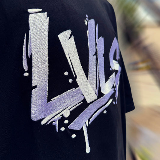 LVLS Oversized Shirt Black „Big Logo“ – Weniger Ablenkung. Mehr Statement.